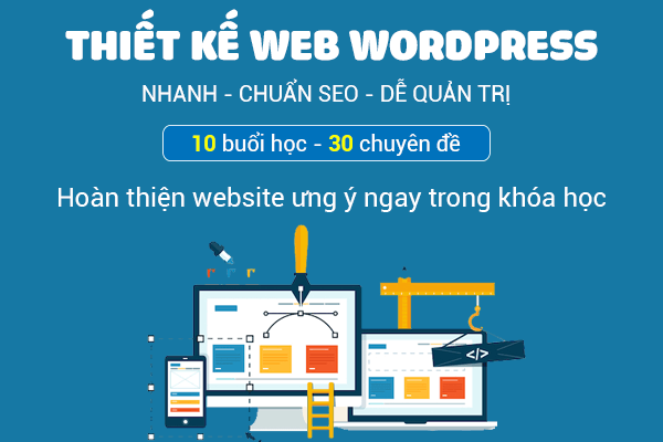 Khóa học thiết kế website WordPress
