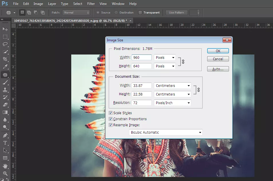 Xem Và Chỉnh Sửa Kích Thước Ảnh Trong Photoshop - Edugate.Vn