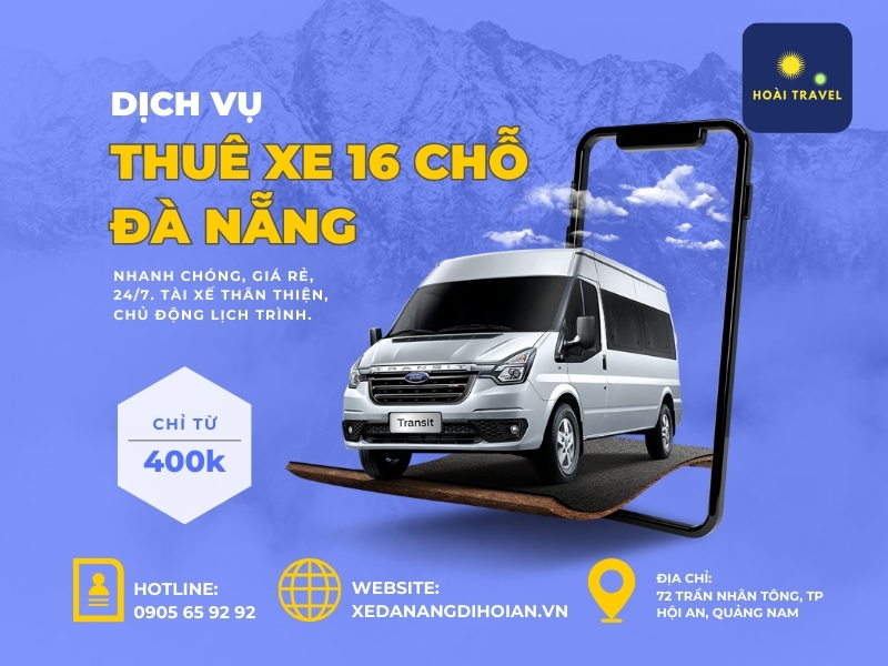 Số điện thoại xe 16 chỗ Đà Nẵng